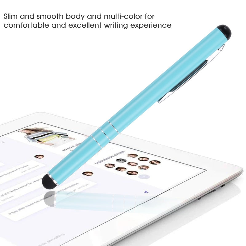 Universal Three Rings Mobile Phone Writing Pen (Sky Blue)