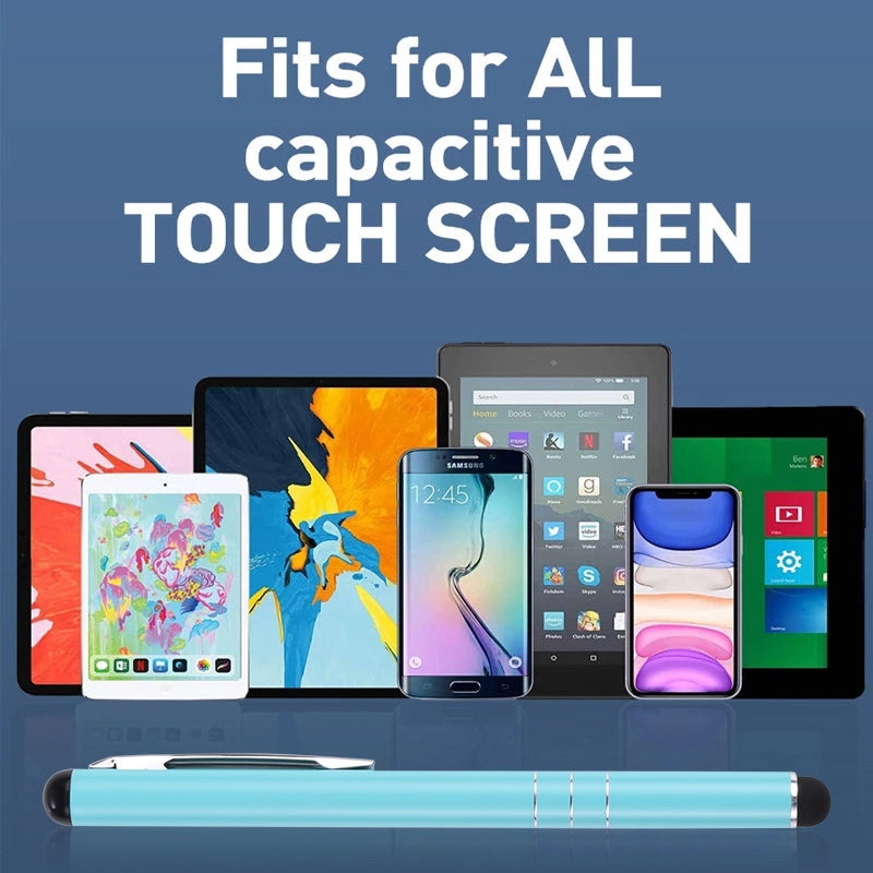 Universal Three Rings Mobile Phone Writing Pen (Sky Blue)