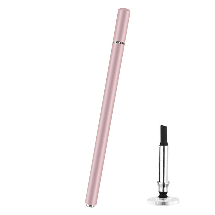 Universal Nano Disc Nib Capacitive Stylus Pen with Magnetic Cap & Spare Nib (Rose Gold)
