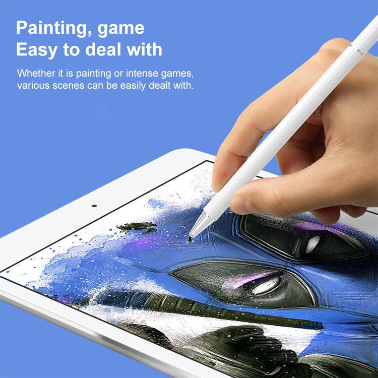 Universal Nano Disc Nib Capacitive Stylus Pen with Magnetic Cap & Spare Nib (Cosmic Grey)