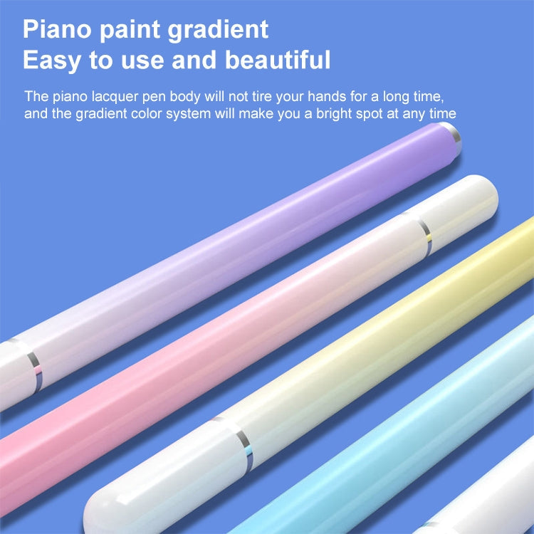 Universal Nano Disc Nib Capacitive Stylus Pen with Magnetic Cap & Spare Nib (White)