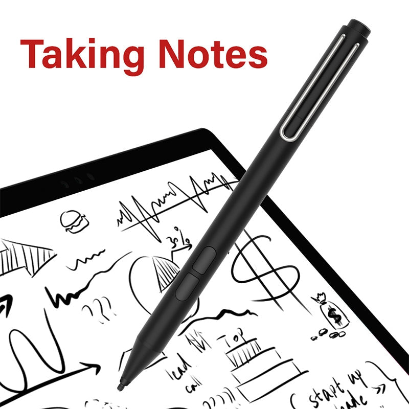 JD02 Prevent Accidental Touch Stylus Pen for MicroSoft Surface Series (Black)