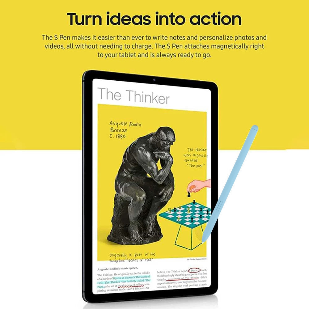 High Sensitivity Stylus Pen For Samsung Galaxy Tab S7/S7+/S7 FE/S8/S8+/S8 Ultra/S9/S9+/S9 Ultra/S10/S10+/S10 Ultra (Blue)