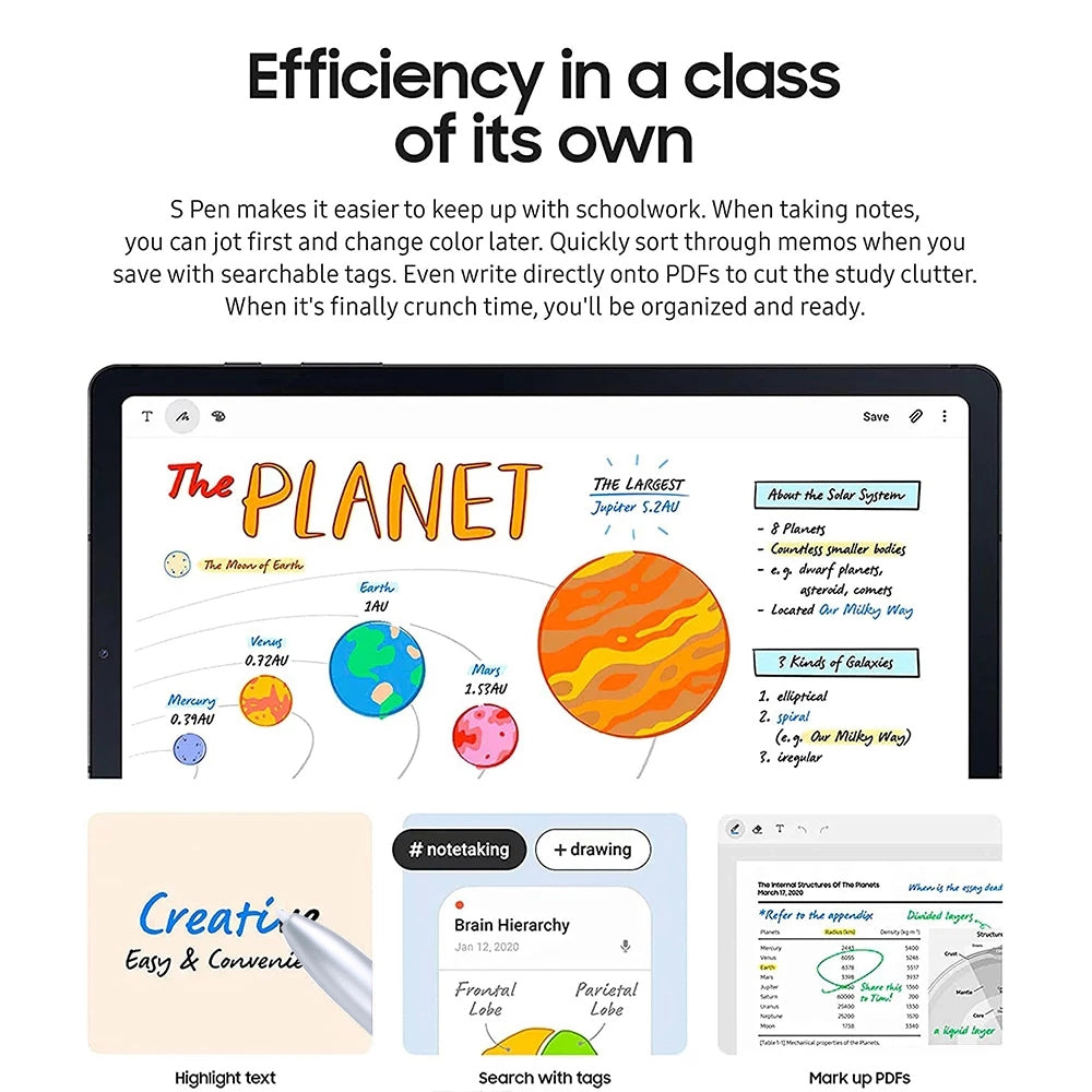 High Sensitivity Stylus Pen For Samsung Galaxy Tab S7/S7+/S7 FE/S8/S8+/S8 Ultra/S9/S9+/S9 Ultra/S10/S10+/S10 Ultra (Silver)