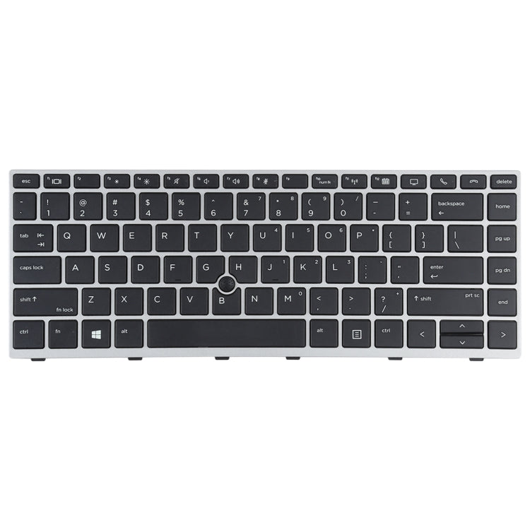 For HP Elitebook 840 G5 846 G5 745 G5 US Version Keyboard with Pointing Stick (Silver)
