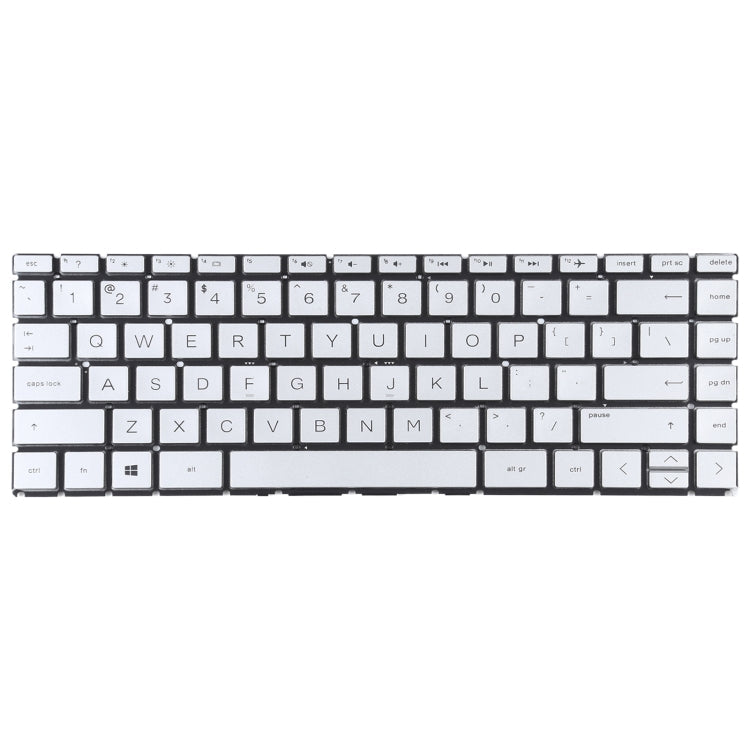For HP Pavilion x360 14-CK 14-CD 14-CE 14-CM 14-DG US Version Keyboard (Silver)