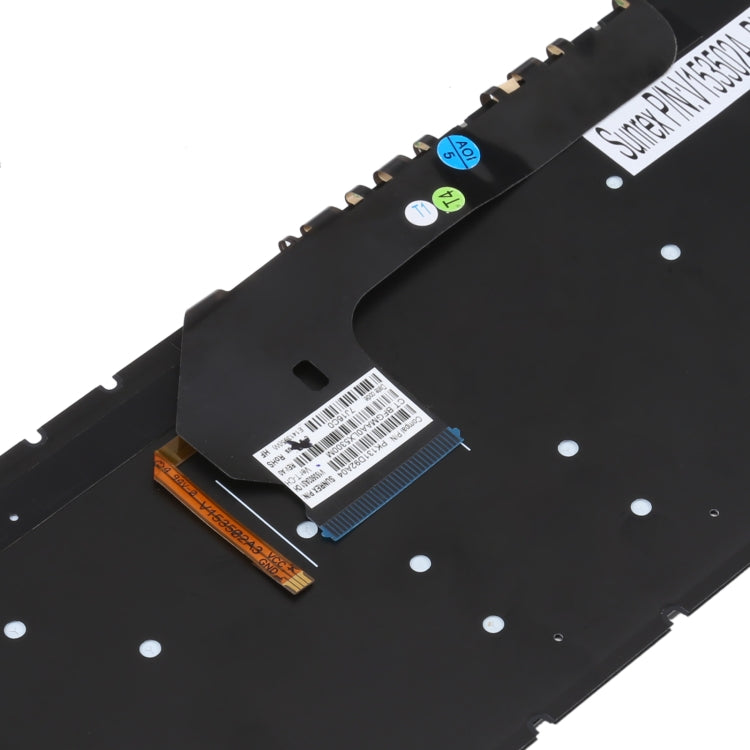 For HP Envy 13-D 13-D000 13-D100 US Version Keyboard with Backlight (Silver)