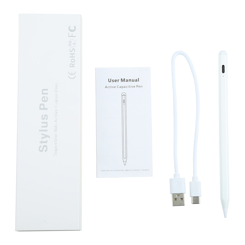 Universal Active Touch Capacitive Stylus Pen with Fine Tip