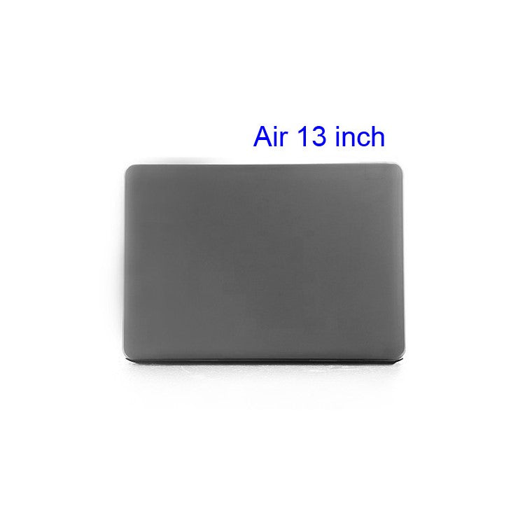 Multiple Colors Crystal Hard Case Full Cover Skin for Macbook Air 13.3 A1466/A1369 - Translucent Grey
