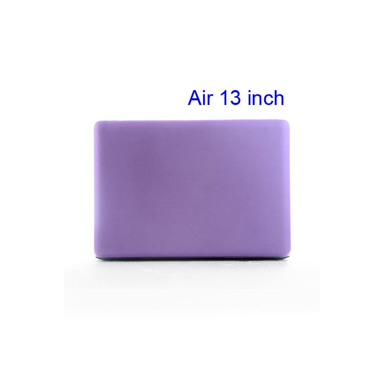 Multiple Colors Crystal Hard Case Full Cover Skin for Macbook Air 13.3 A1466/A1369 - Translucent Purple