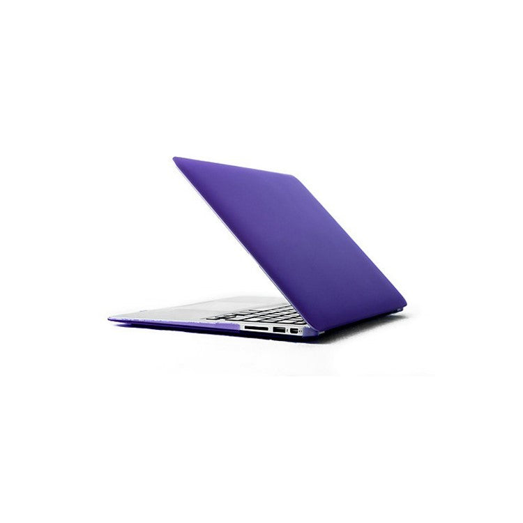 Multiple Colors Crystal Hard Case Full Cover Skin for Macbook Air 13.3 A1466/A1369 - Translucent Purple