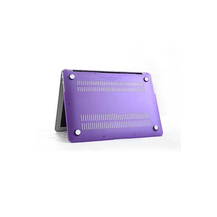 Multiple Colors Crystal Hard Case Full Cover Skin for Macbook Air 13.3 A1466/A1369 - Translucent Purple