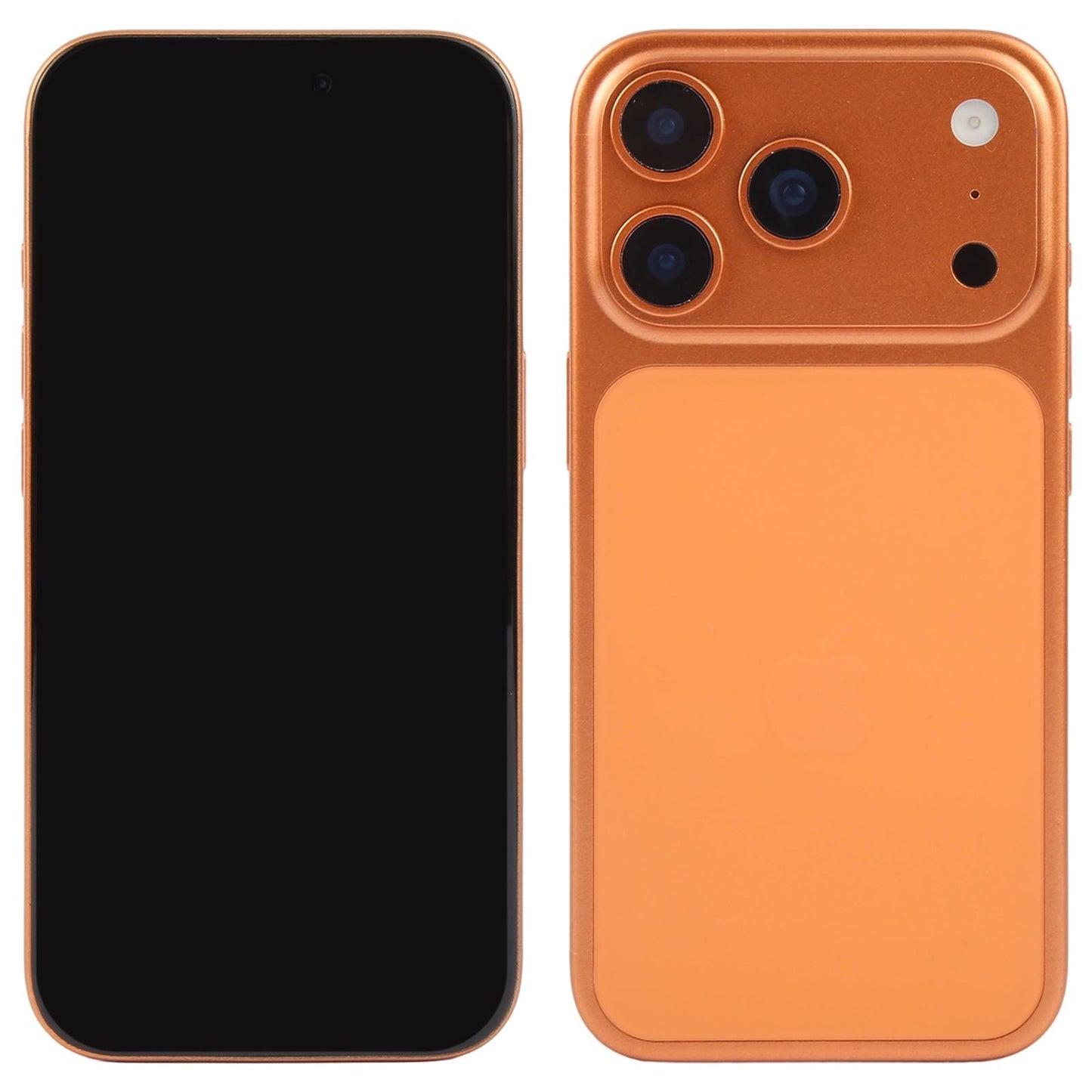 For iPhone 17 Pro Black Screen Non-Working Fake Dummy Display Model (Orange)