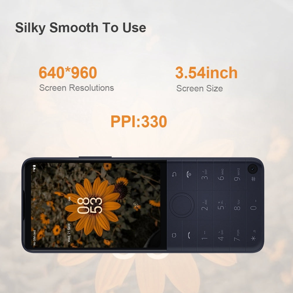 QIN F22 Pro 4G, 4GB+64GB, 3.54 inch Android 12 Helio G85 Octa Core, Network: 4G, OTG, Infrared Remote Control, Single SIM, Support Google Play(Black)