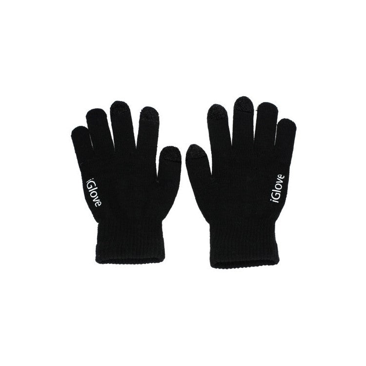 IGLOVE Interwoven Touch Screen Gloves for iPhone iPad and Capacitive Touchscreen Devices;Black