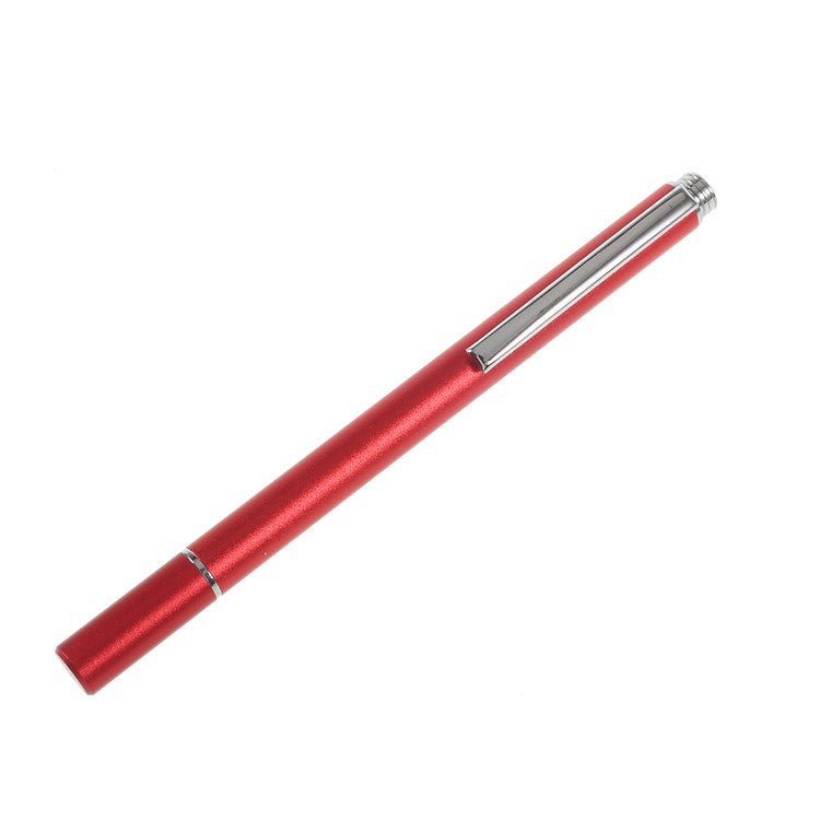 Capacitive Screen Stylus Touch Pen with Precision Disc for iPhone 6 iPad Samsung LG Smartphone Tablet - Red