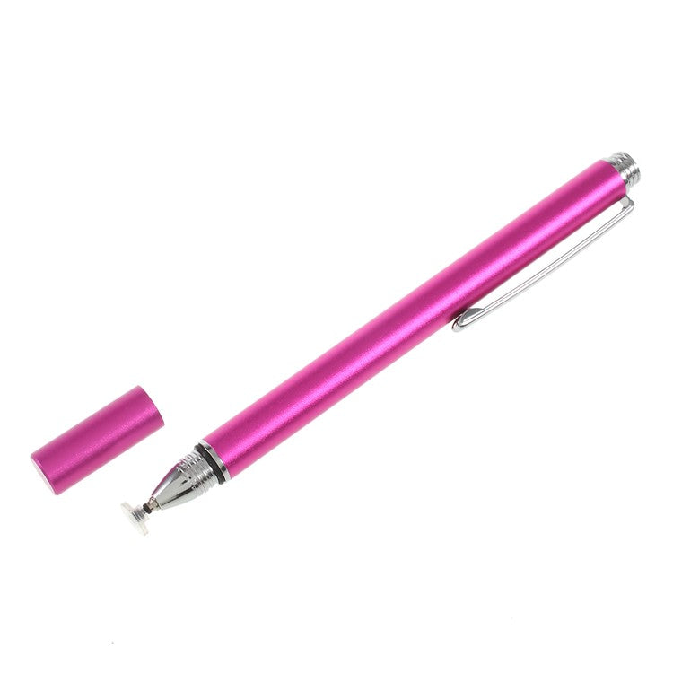 Capacitive Screen Stylus Touch Pen with Precision Disc for iPhone 6 iPad Samsung LG Smartphone Tablet - Rose