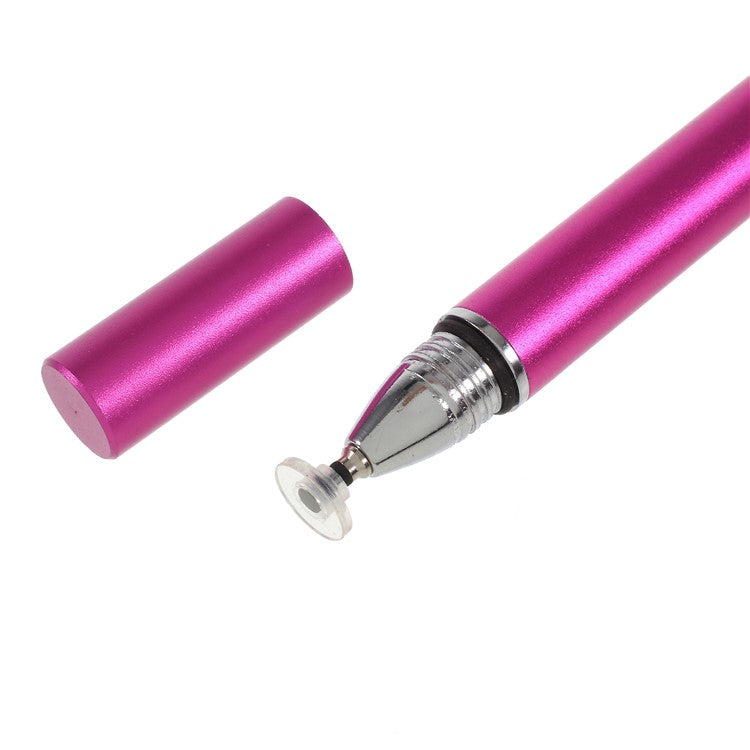 Capacitive Screen Stylus Touch Pen with Precision Disc for iPhone 6 iPad Samsung LG Smartphone Tablet - Rose
