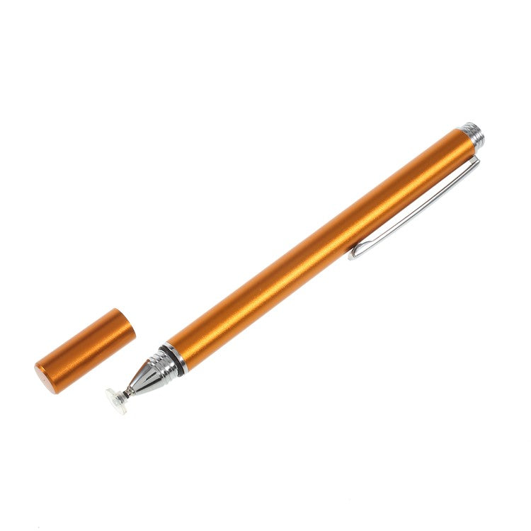 Capacitive Screen Stylus Touch Pen with Precision Disc for iPhone 6 iPad Samsung LG Smartphone Tablet - Gold