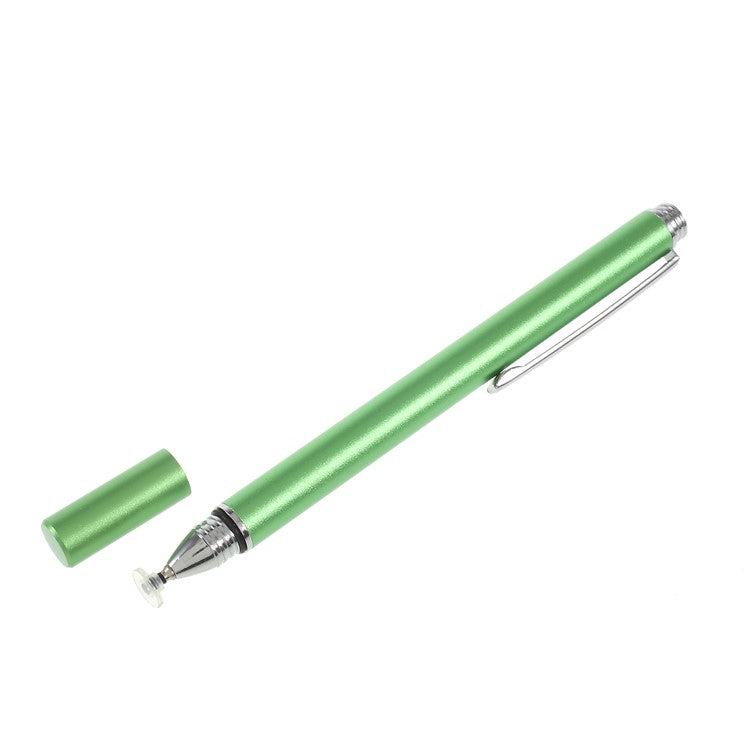 Capacitive Screen Stylus Touch Pen with Precision Disc for iPhone 6 iPad Samsung LG Smartphone Tablet - Green