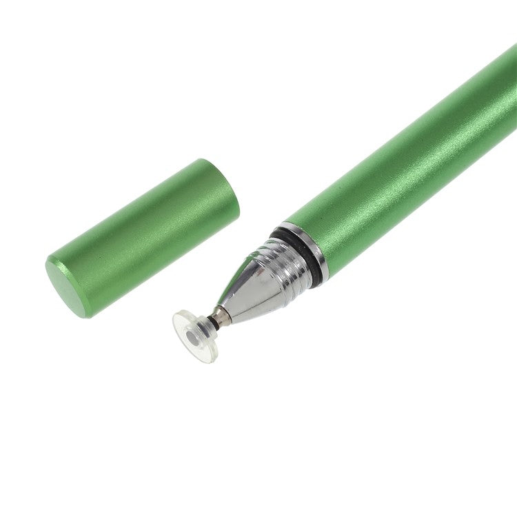 Capacitive Screen Stylus Touch Pen with Precision Disc for iPhone 6 iPad Samsung LG Smartphone Tablet - Green