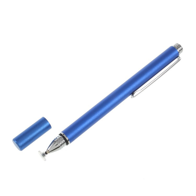 Capacitive Screen Stylus Touch Pen with Precision Disc for iPhone 6 iPad Samsung LG Smartphone Tablet - Navy Blue