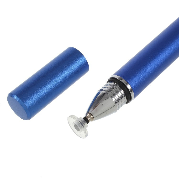 Capacitive Screen Stylus Touch Pen with Precision Disc for iPhone 6 iPad Samsung LG Smartphone Tablet - Navy Blue