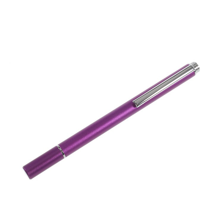 Capacitive Screen Stylus Touch Pen with Precision Disc for iPhone 6 iPad Samsung LG Smartphone Tablet - Purple
