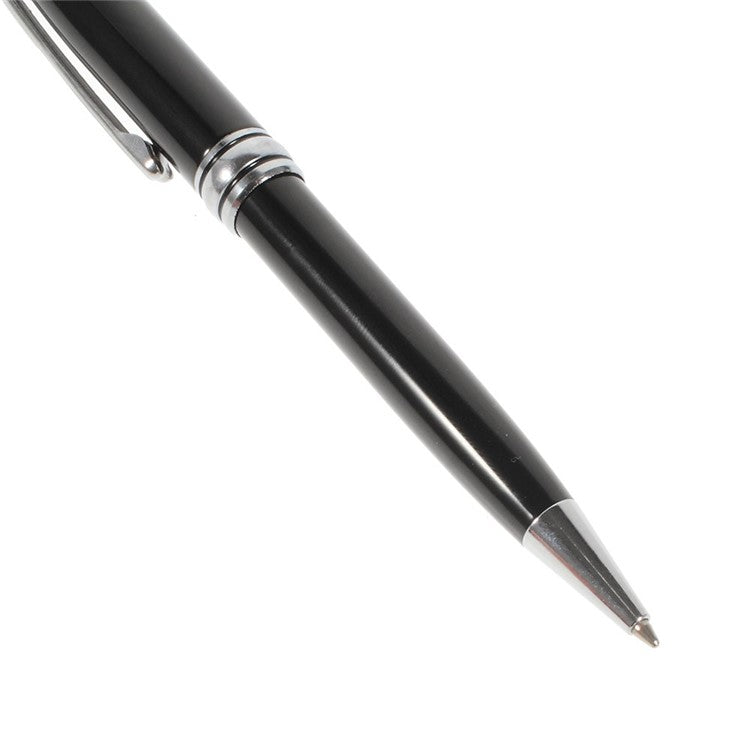Black 2-in-1 Stylus Touch Pen + Ballpoint Pen for iPhone 6 iPad Samsung Sony HTC