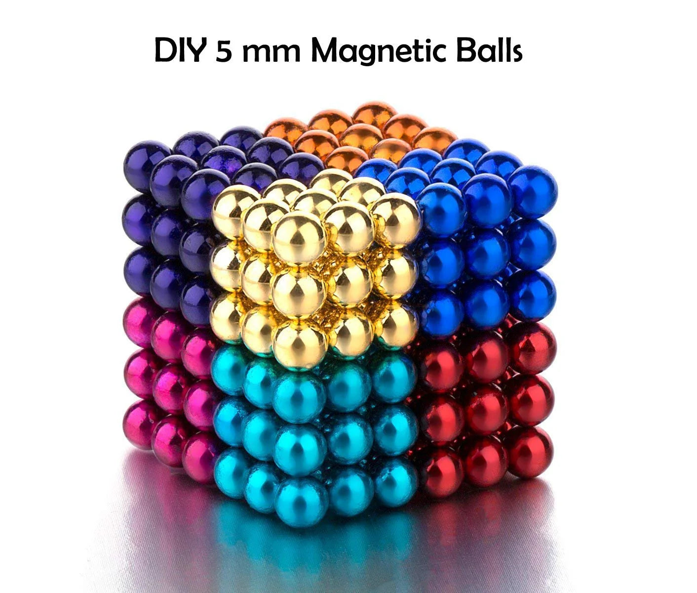 216 Pcs of Multi Color 5mm Magnet Balls