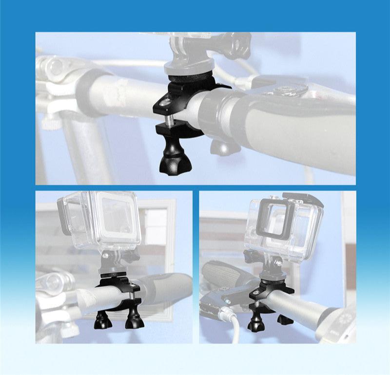 Suitable for Gopro13 Bicycle Clamp Bracket 1/4 Screw Bicycle Clamp 20-30mm Pipe Diameter Bicycle Pipe Clamp