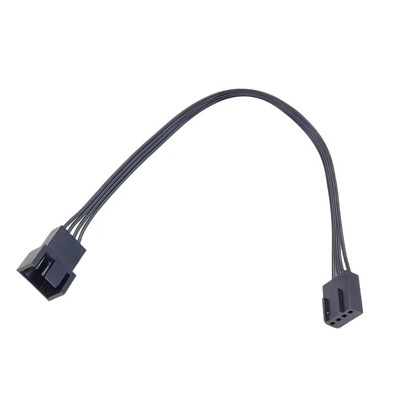 4 Pin Male to Female CPU Fan PWM Deceleration Cable Temperature Control Drop Speed Cord, Length: 10cm
