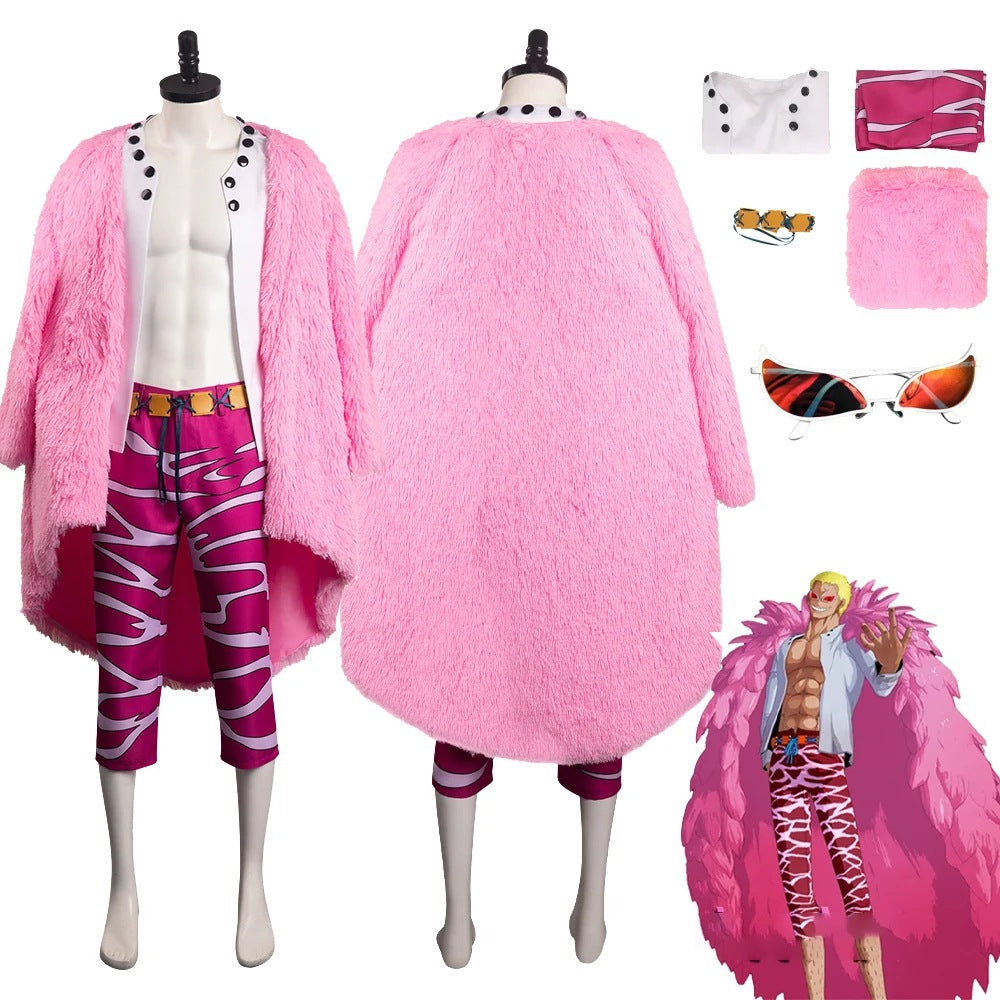 Doflamingo cosplay costume One Piece One Piece Mingge role play cosplay full set