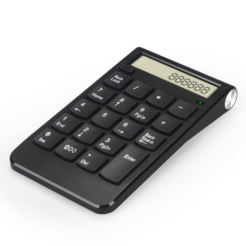Portable 2-in-1 Wireless BT 19 Keys Rechargeable Smart Numeric Keypad Keyboard & Calculator