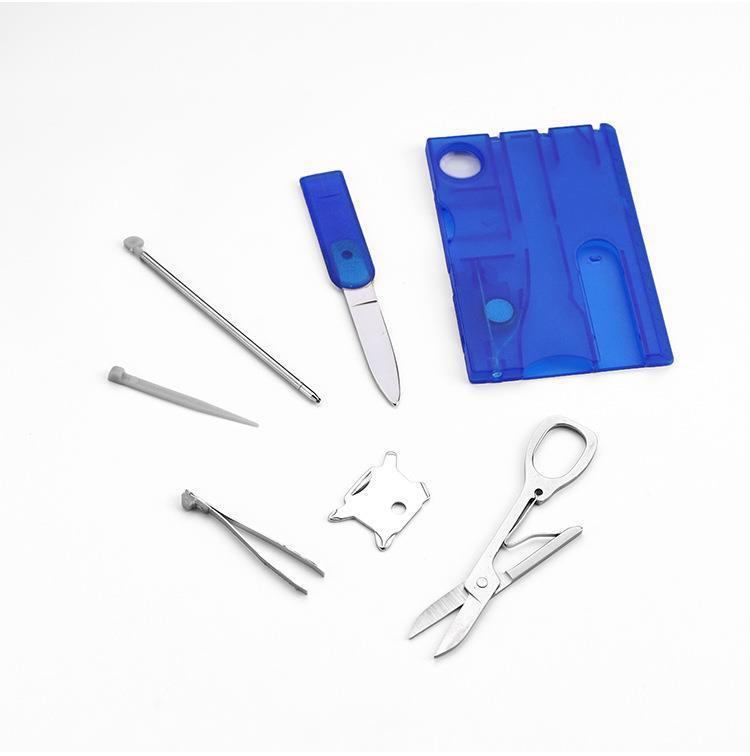 Multi-function Tool Card Portable Combination Tool (Red)