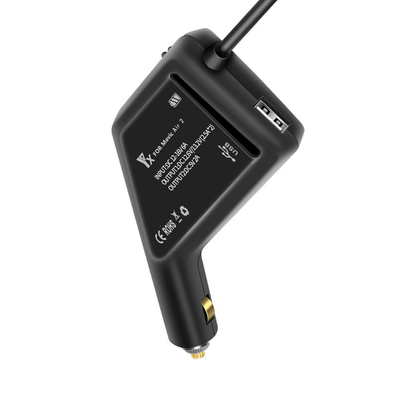 RCSTQ Drone Dual Battery Remote Control Car Charger for DJI Mavic Air 2