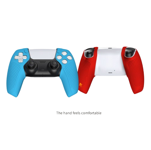 Wireless Controller Protective Soft Rubber Cover | PS5 Controller Grip Protective Cover - Red
