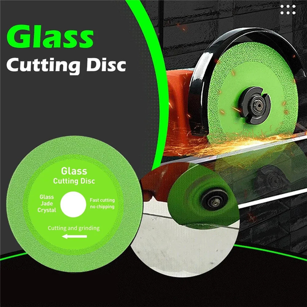 Glass Cutting Disc 1mm Diamond Cutting Blade for Marble Ceramic Tile Porcelain Saw Cut Off Wheel - Green