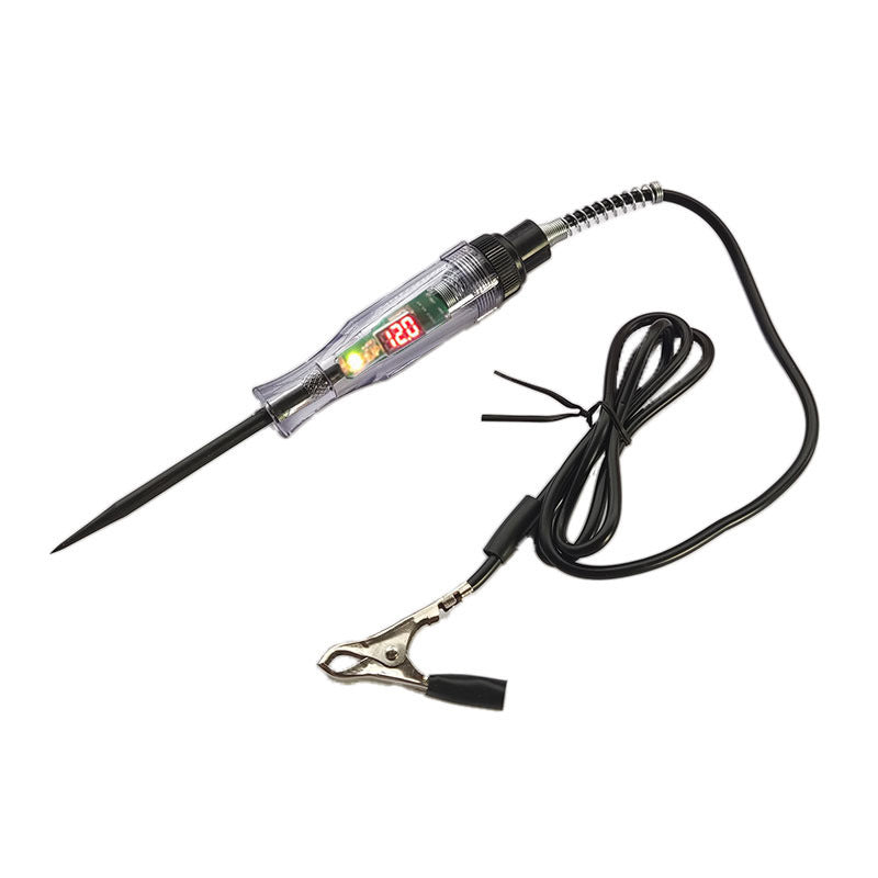 Car digital display test pen circuit detection pen car test lamp digital display test pen electrical circuit detection 5V-48V