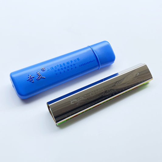 24-Hole Polyphonic Harmonica Wind Instrument Beginners Entry-Level Toddler Harmonica Early Education Music Play