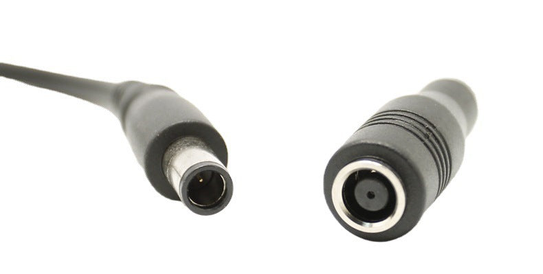2Pcs Laptop Charger DC Head Suitable For HP Dell Power Adapter 7.4*5.0 Female to 5.5*2.5 Male