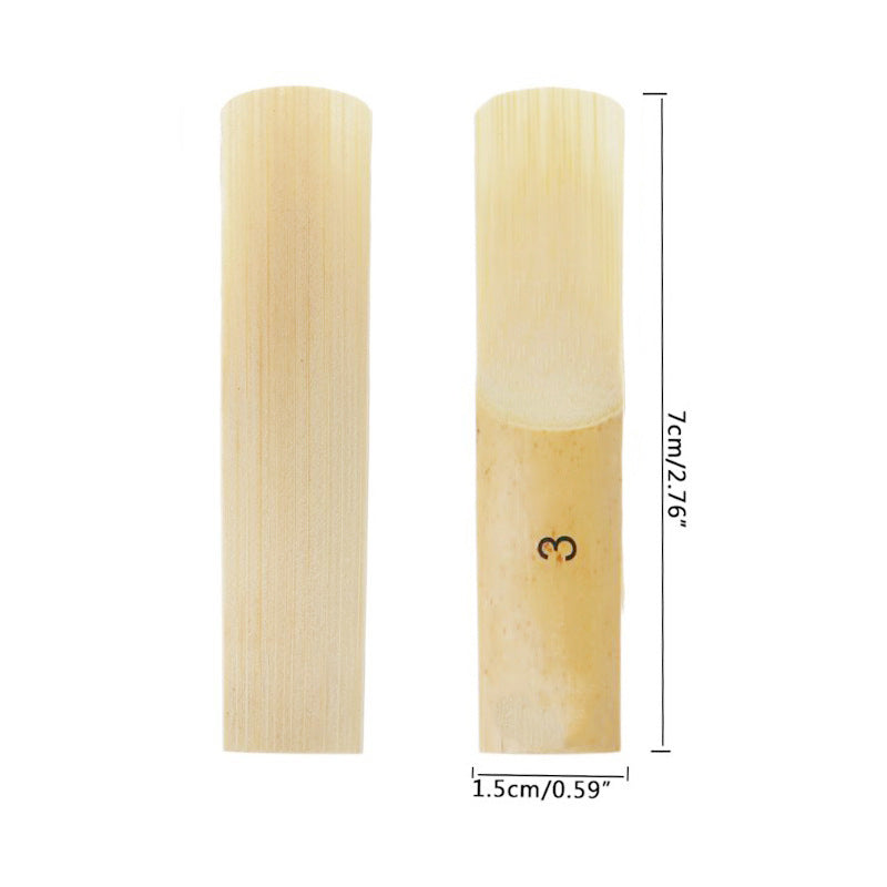 10-pack Pieces Strength 3.0 Bamboo Reeds for Bb Tenor