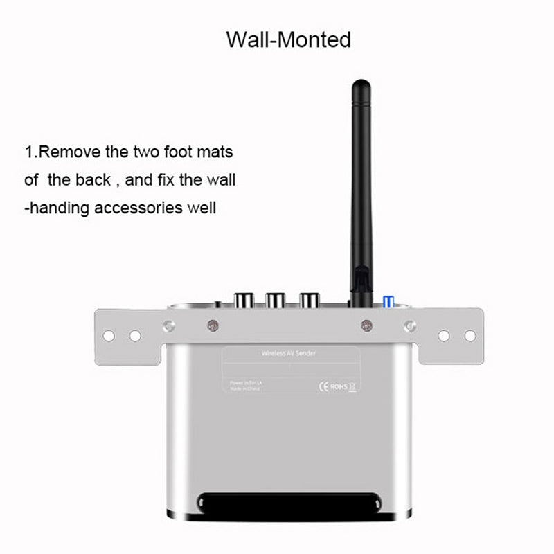 Measy AV220 2.4GHz Wireless Audio / Video Transmitter and Receiver, Transmission Distance: 200m, EU Plug
