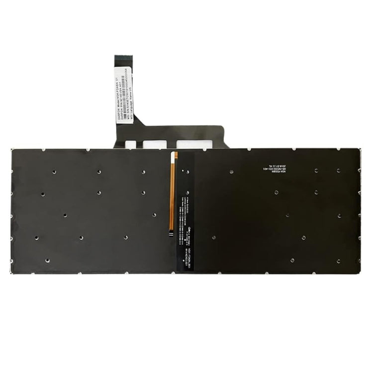 US Version Laptop Keyboard with Backlight for MSI GS65 / GS65VR / MS-16Q2 / Stealth 8SE /8SF / 8SG /Thin 8RE / Thin 8RF (Black)