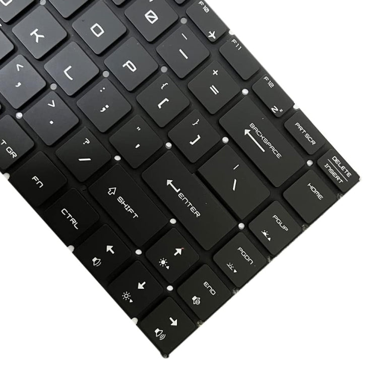 US Version Laptop Keyboard with Backlight for MSI GS65 / GS65VR / MS-16Q2 / Stealth 8SE /8SF / 8SG /Thin 8RE / Thin 8RF (Black)