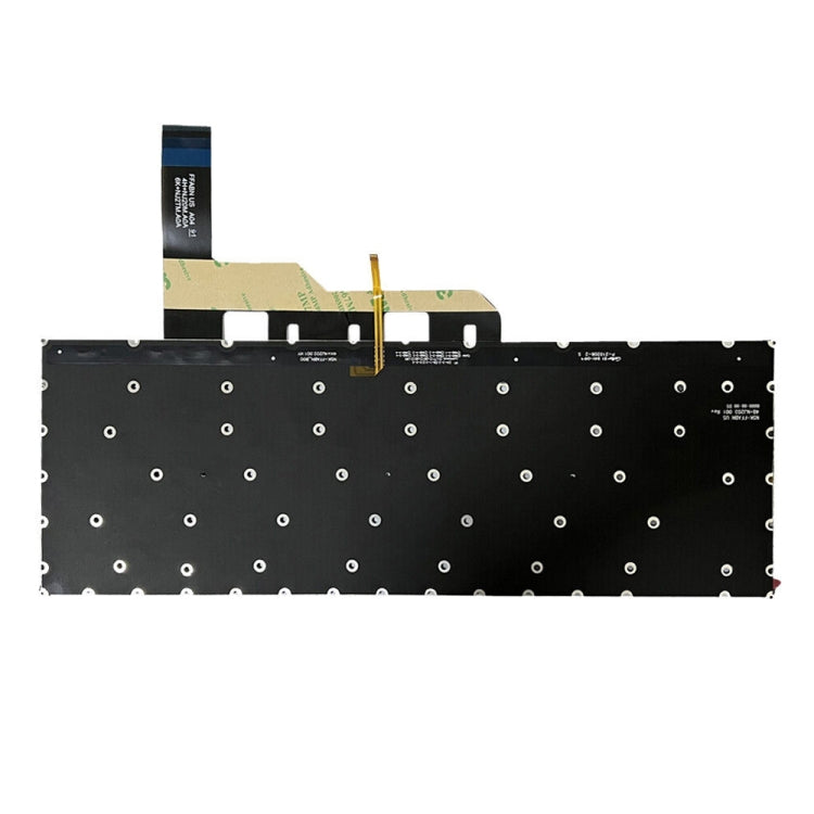 US Version Laptop Keyboard with Backlight for MSI GE66 Raider / MS-1541 / GP66 / MS-1542/1543 / GS66 / MS-16V1 / MS-16V2 / 10SD / 10SE (Grey)