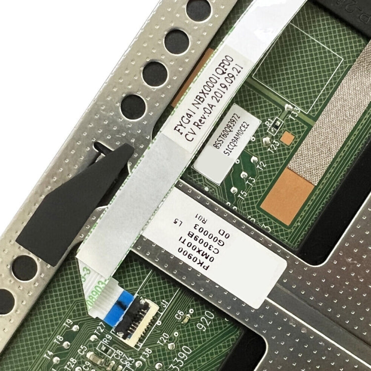 Laptop Touchpad With Flex Cable For Lenovo YOGA C740-14IML 81TC C740-15IML 81TD (Silver)
