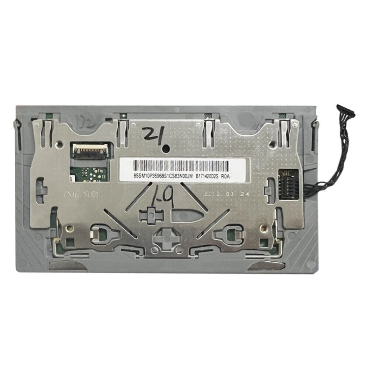 Laptop Touchpad With Flex Cable For Lenovo Thinkpad L390 20NR 20NS L390 Yoga 20NT 20NU L13 20R3 20R4 L13 Yoga 20R5 20R6 (Grey)