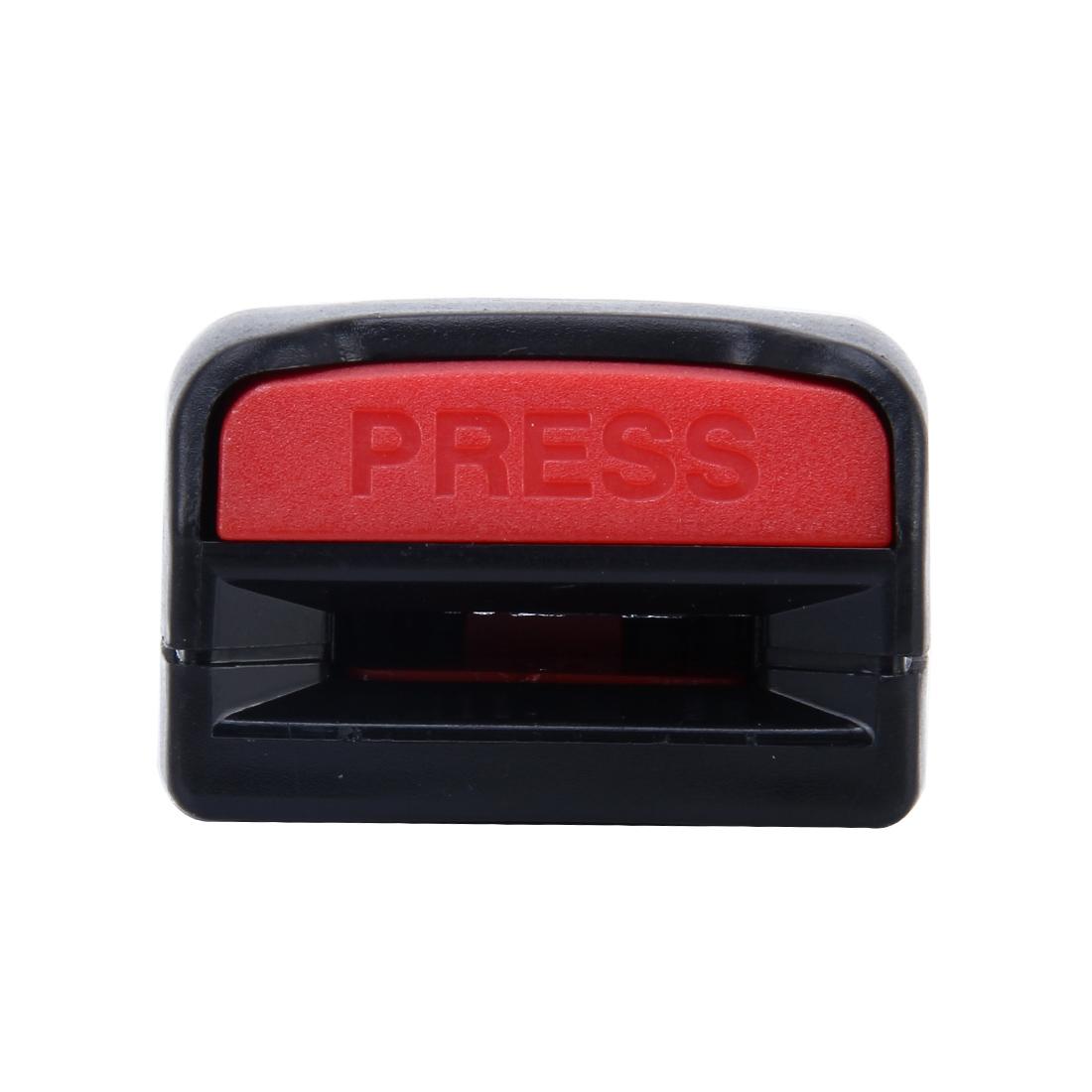 2 PCS Universal Car Seat Belt Extension Buckle(Black)