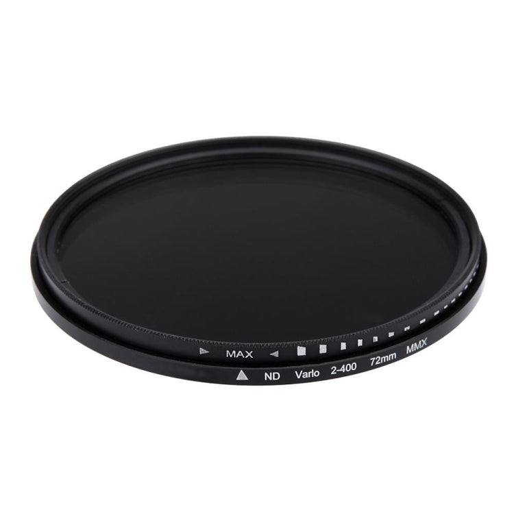 72mm ND Fader Neutral Density Adjustable Variable Filter ND 2 to ND 400 Filter (Black)
